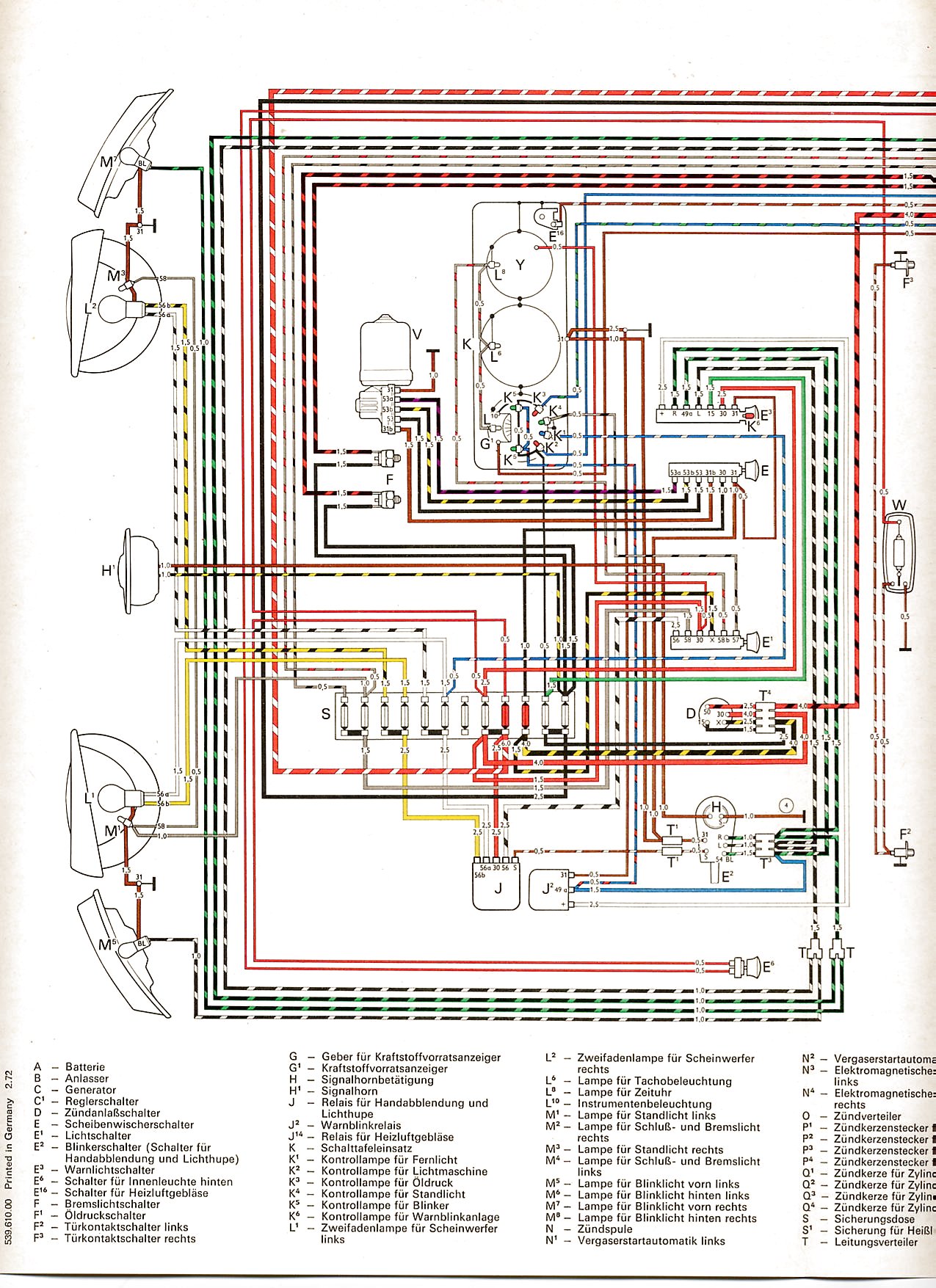 Bus Schaltpläne vw bus wiring diagram headlight switch 